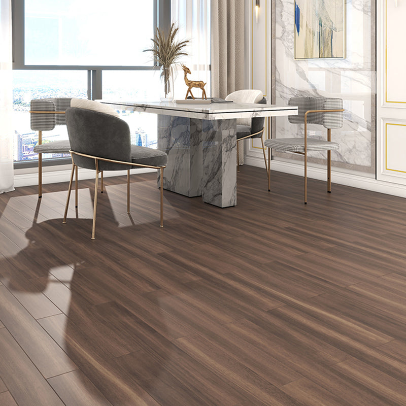 Brown Wood Hardwood Deck Tiles Modern Smooth Click lock Flooring Tiles