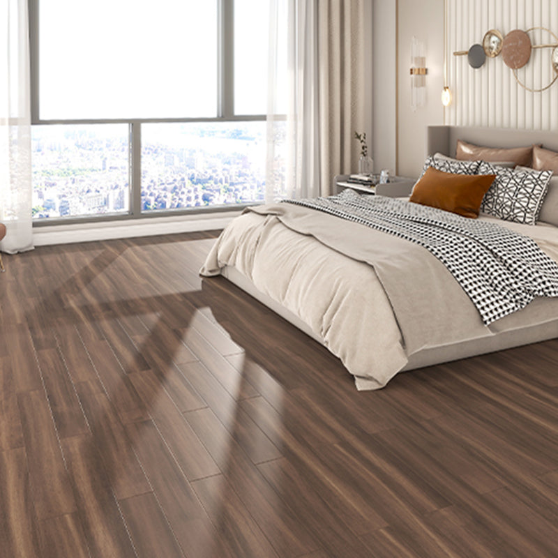 Brown Wood Hardwood Deck Tiles Modern Smooth Click lock Flooring Tiles