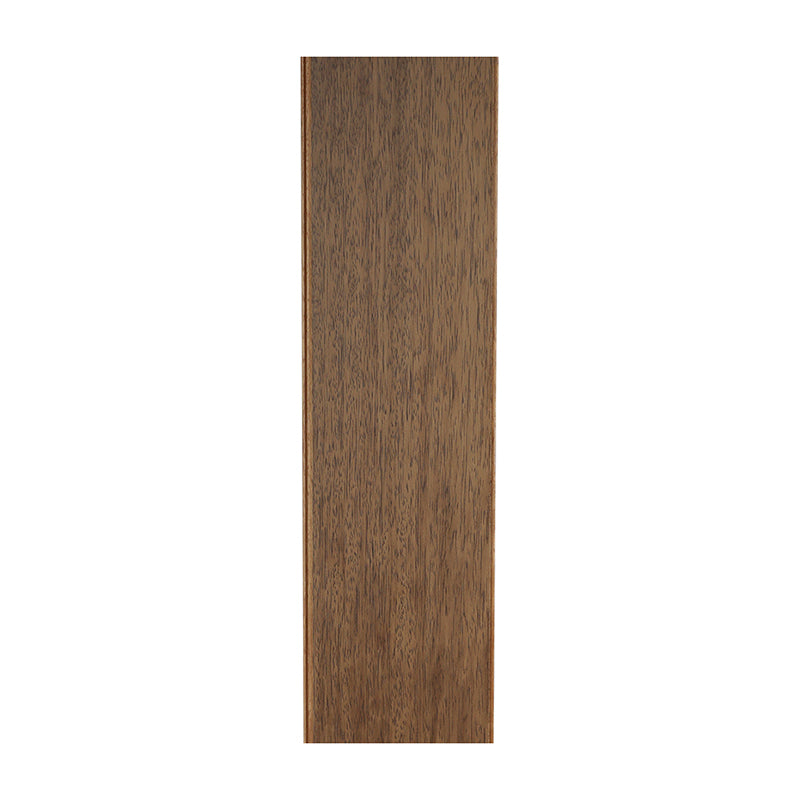 Solid Wood Side Trim Piece Walnut Modern Hardwood Deck Tiles