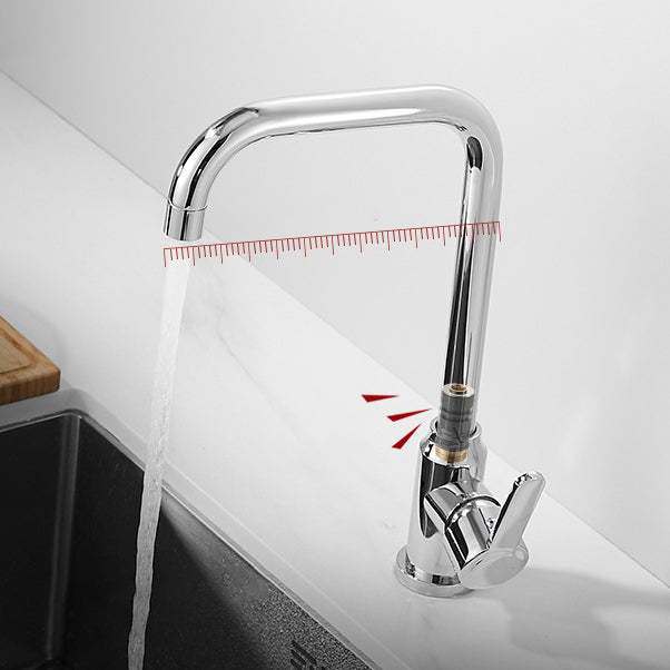 Modern Bridge Faucet Stainless Steel with Handles and Supply Lines Kitchen Sink Faucet