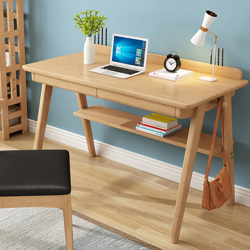 Rectangular Shaped Office Table Wooden Writing Desk for Home