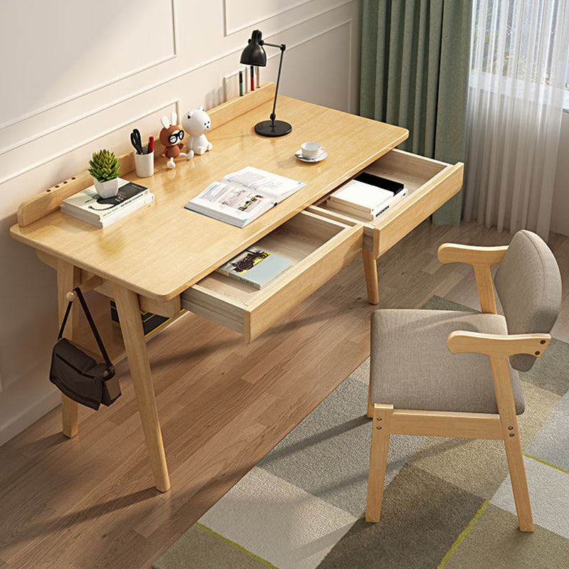 Rectangular Shaped Office Table Wooden Writing Desk for Home