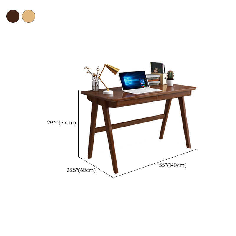 Rectangular Shaped Office Table Wooden Writing Desk for Home