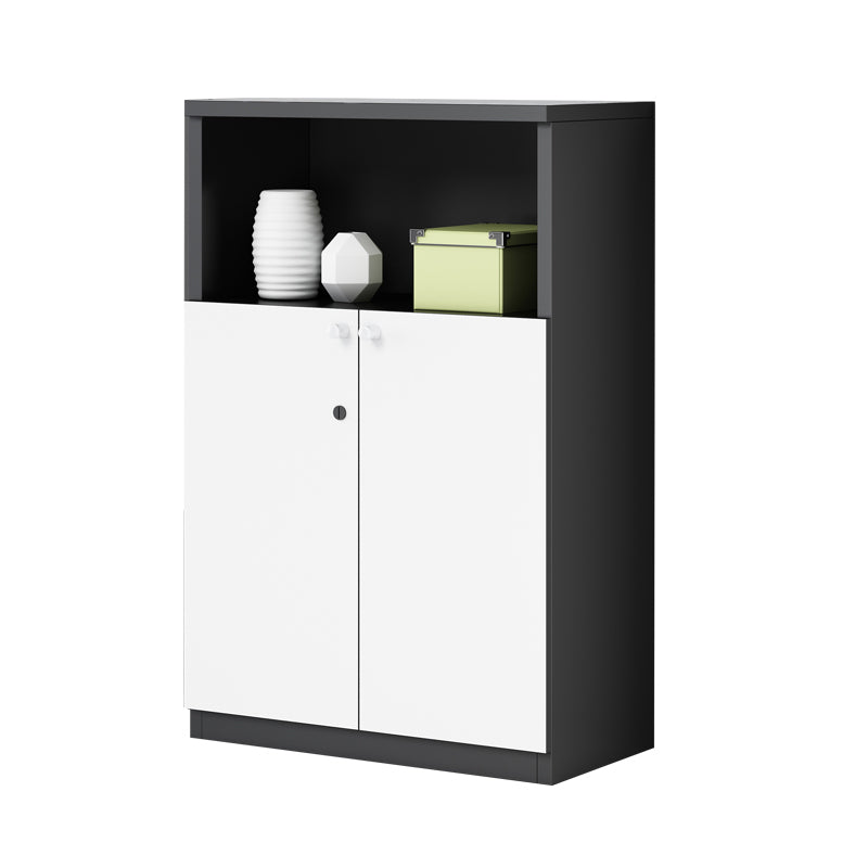 Simple Vertical File Cabinet Home Office Wooden File Cabinet