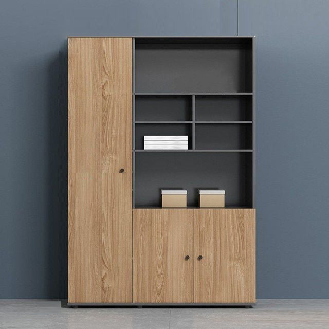 Contemporary Engineered Wood Filing Cabinet Vertical File Cabinet