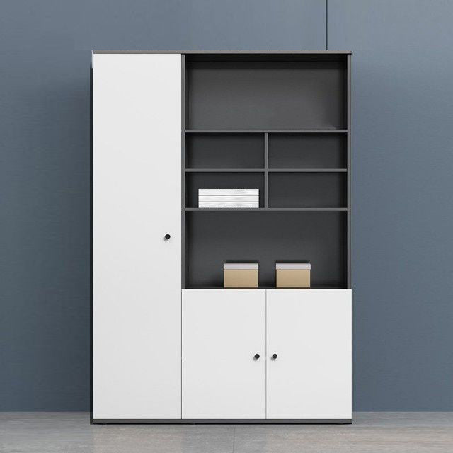 Contemporary Engineered Wood Filing Cabinet Vertical File Cabinet