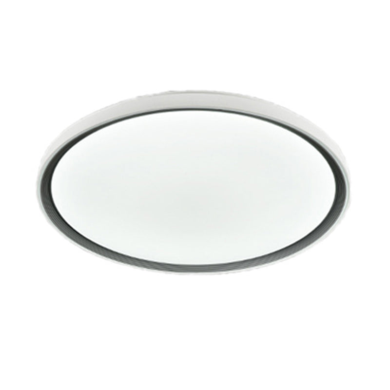 Geometric Contemporary Flush Mount Acrylic LED Ceiling Flush in White