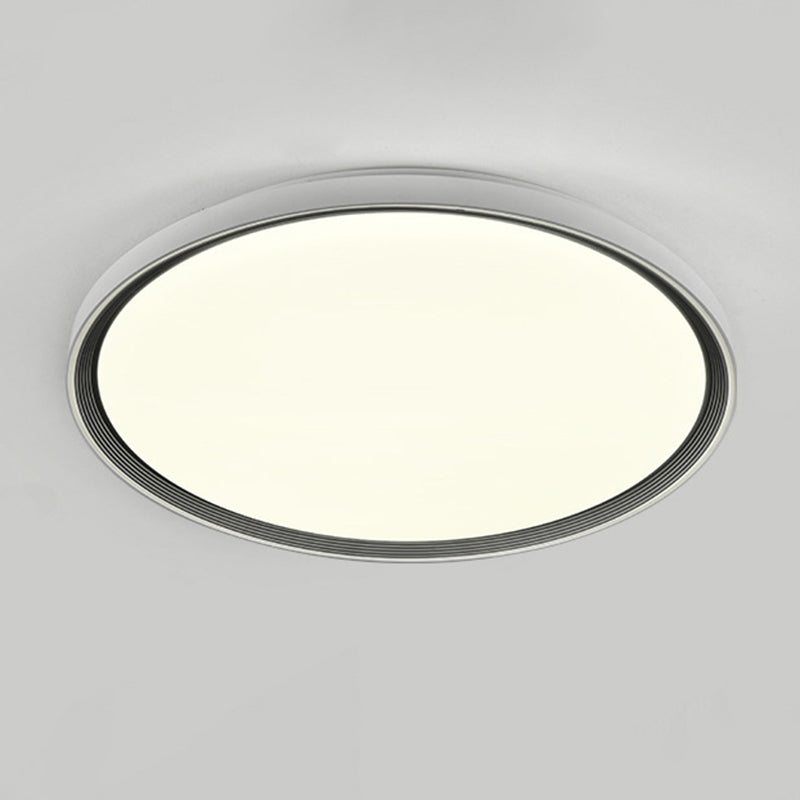 Geometric Contemporary Flush Mount Acrylic LED Ceiling Flush in White