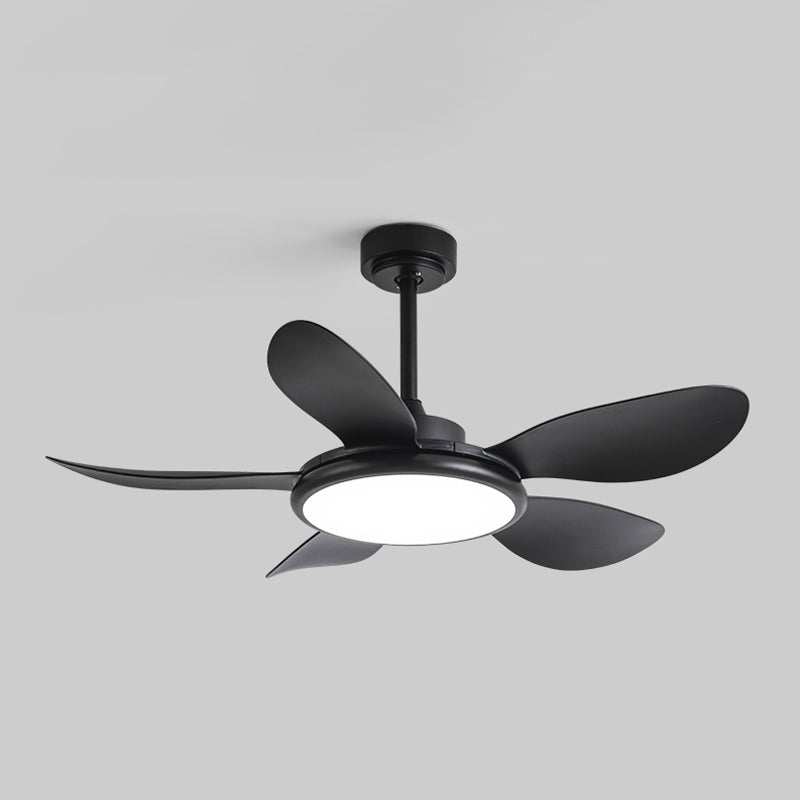 Nordic Style LED Ceiling Fan Lamp 5-Blade Fan Lighting for Living Room