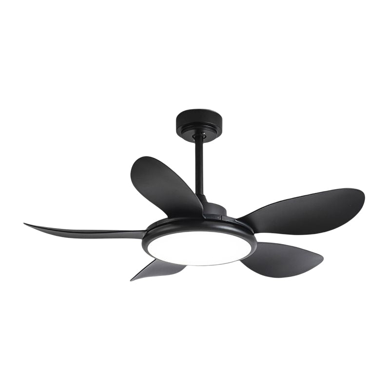 Nordic Style LED Ceiling Fan Lamp 5-Blade Fan Lighting for Living Room