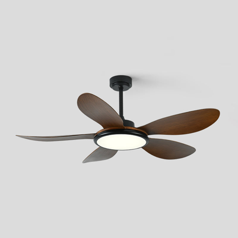 Nordic Style LED Ceiling Fan Lamp 5-Blade Fan Lighting for Living Room