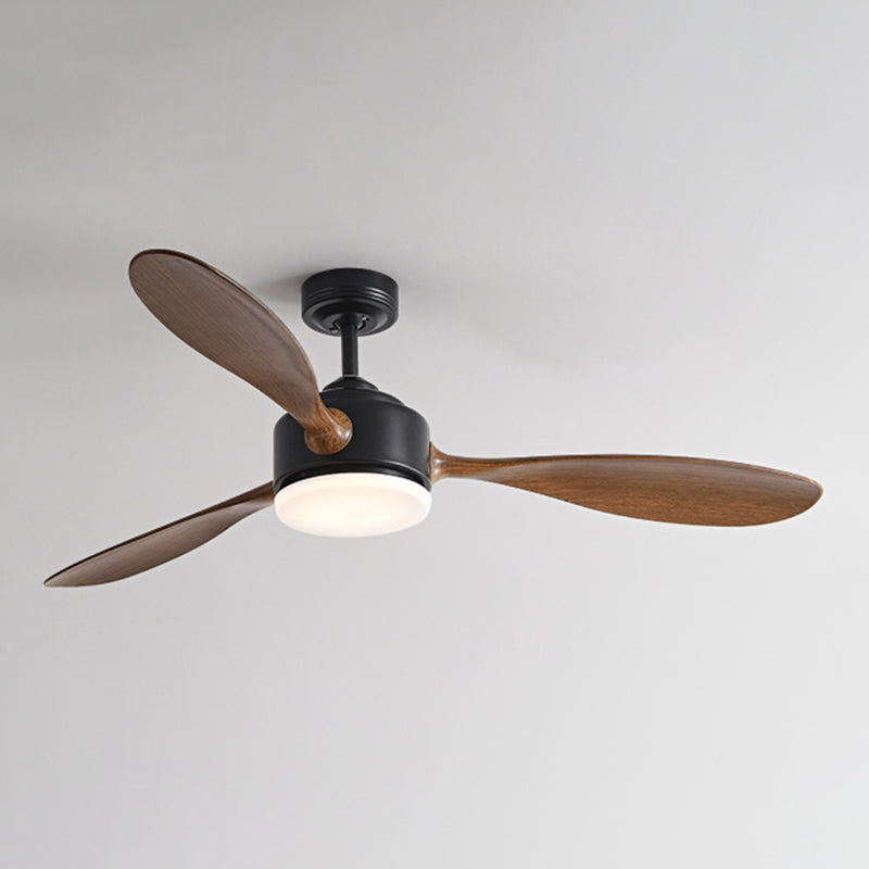 Contemporary LED Ceiling Fan 3-Blade Fan Lighting for Living Room