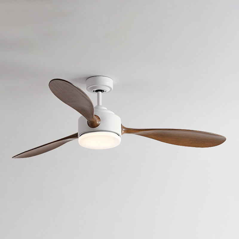 Contemporary LED Ceiling Fan 3-Blade Fan Lighting for Living Room