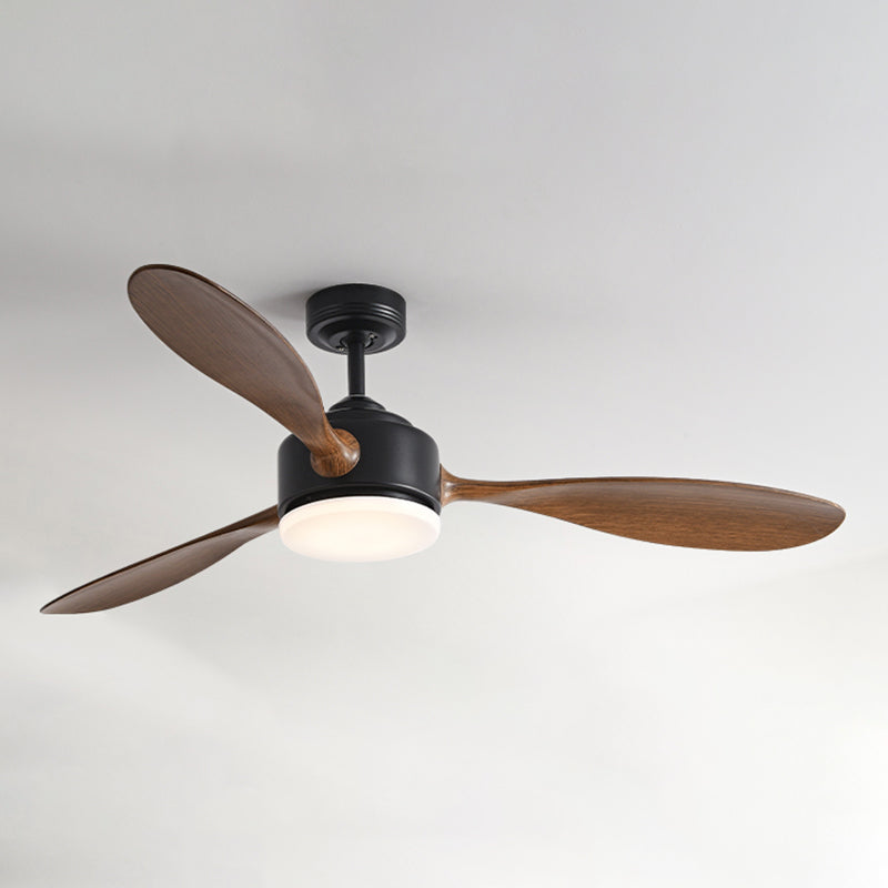 Contemporary LED Ceiling Fan 3-Blade Fan Lighting for Living Room