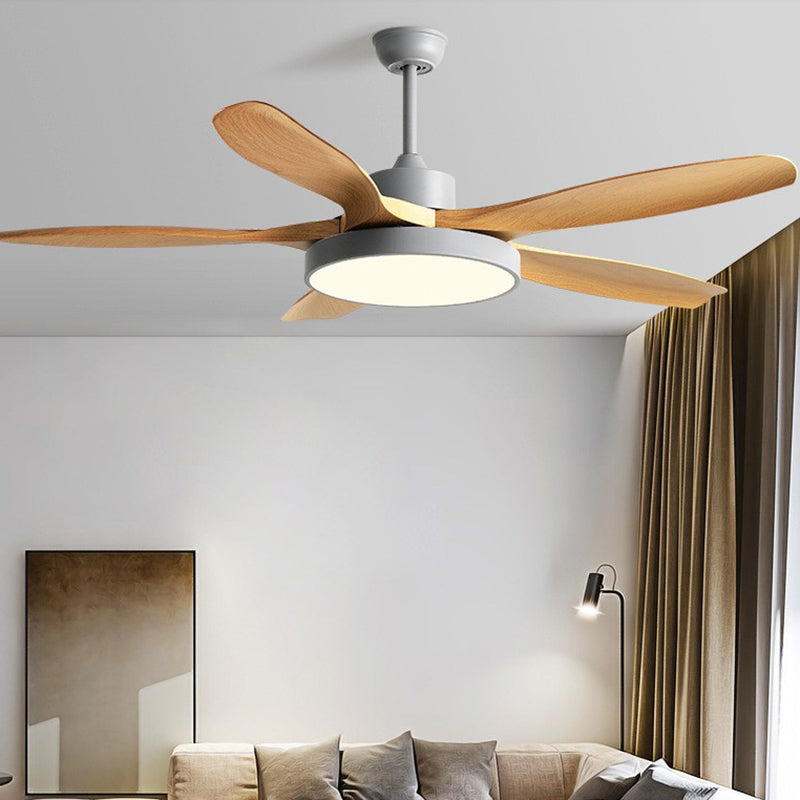 Modern Ceiling Fan Light Fixture Simple LED Ceiling Lamp for Bedroom