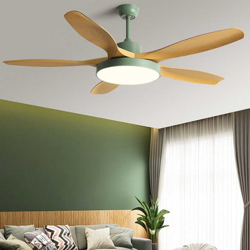 Modern Ceiling Fan Light Fixture Simple LED Ceiling Lamp for Bedroom