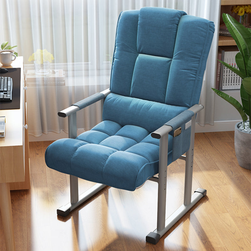 Contemporary Standard Recliner with Swivel Rocker and Tufted Back