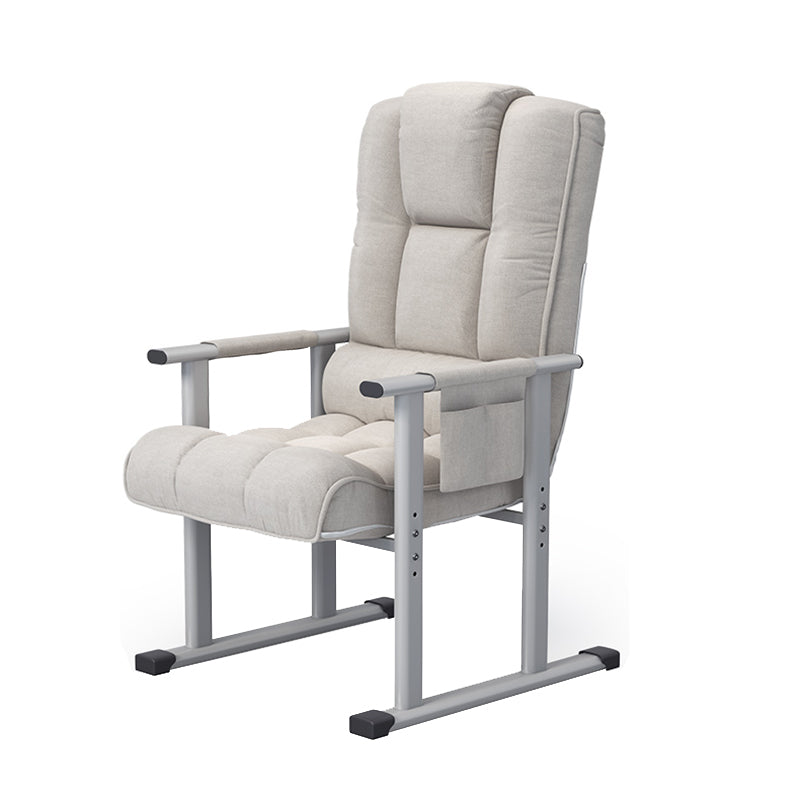 Contemporary Standard Recliner with Swivel Rocker and Tufted Back