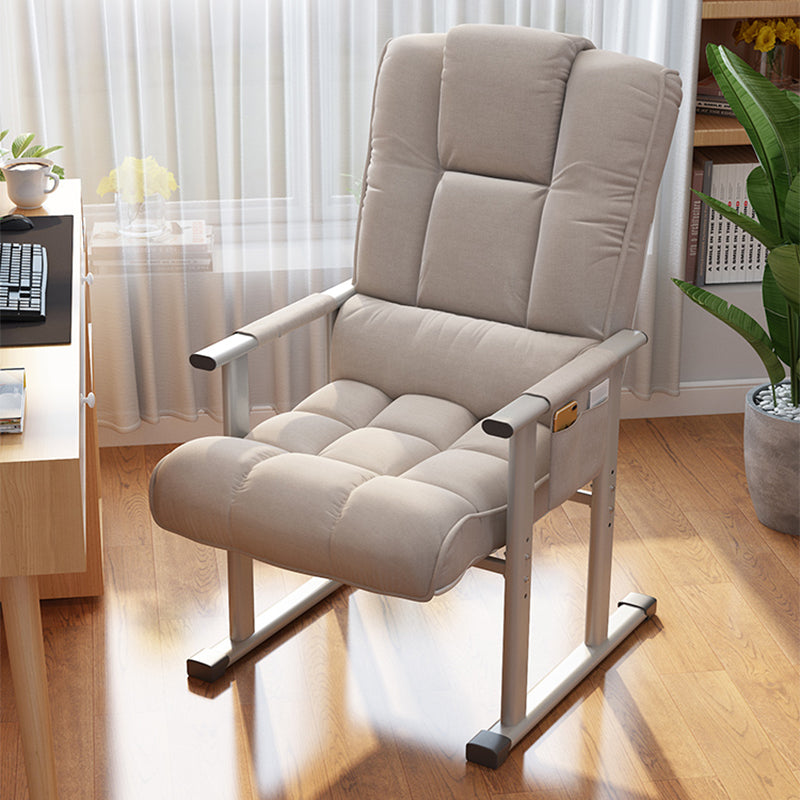 Contemporary Standard Recliner with Swivel Rocker and Tufted Back