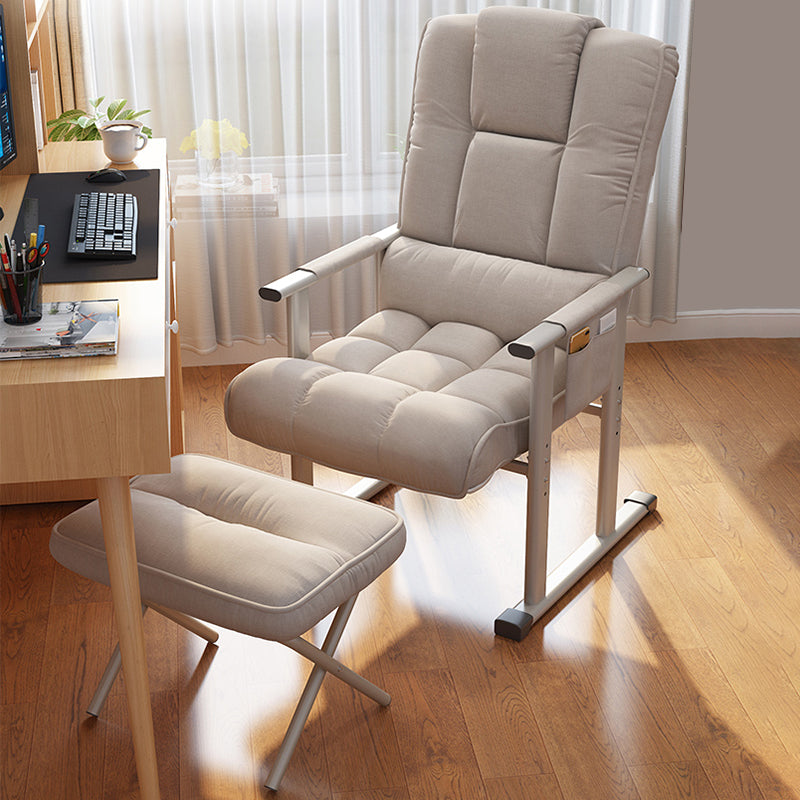 Contemporary Standard Recliner with Swivel Rocker and Tufted Back