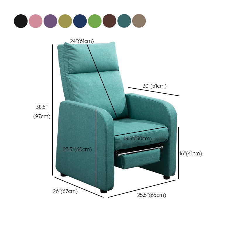 Solid Color Standard Recliner 38.18"H Recliner Chair with Footrest