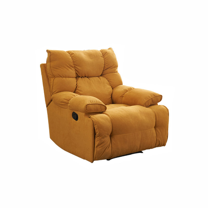 Solid Color Swivel Rocker Standard Recliner Metal Frame Recliner Chair