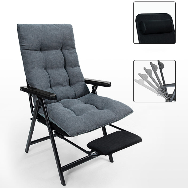 Modern & Contemporary Standard Recliner in Steel Base with Headrest