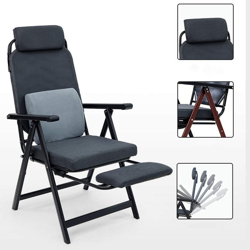 Modern & Contemporary Standard Recliner in Steel Base with Headrest