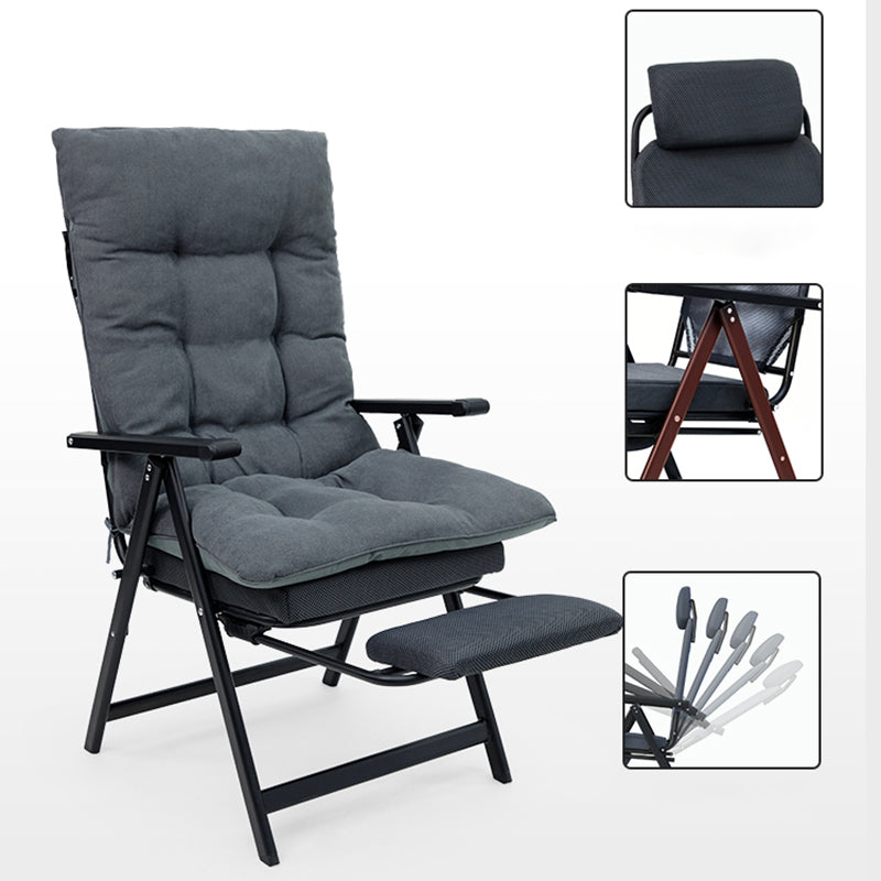 Modern & Contemporary Standard Recliner in Steel Base with Headrest