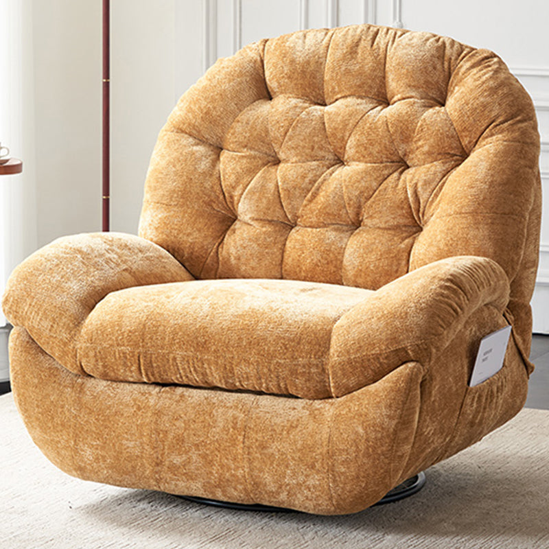 Storage Recliner Position Lock Recliner Chair with Tufted Back