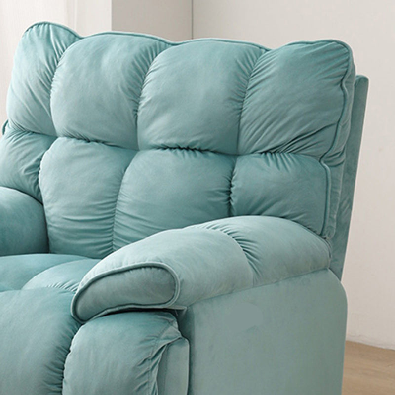 Contemporary Corduroy Standard Recliner with Independent Foot