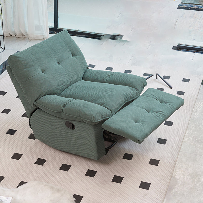 Contemporary Corduroy Recliner Tufted Standard Indoor Recliner