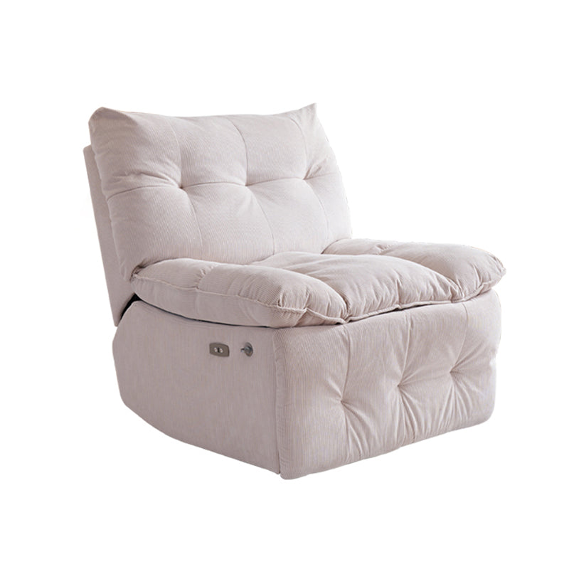 Contemporary Corduroy Recliner Tufted Standard Indoor Recliner