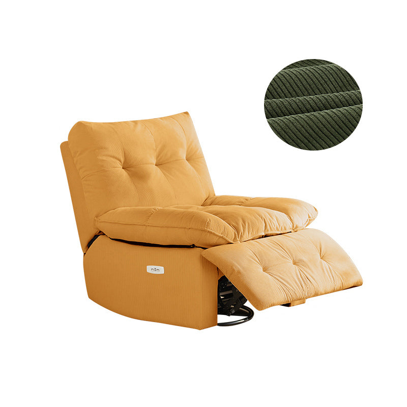 Contemporary Corduroy Recliner Tufted Standard Indoor Recliner