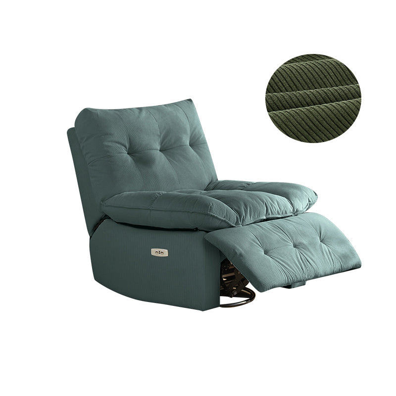 Contemporary Corduroy Recliner Tufted Standard Indoor Recliner