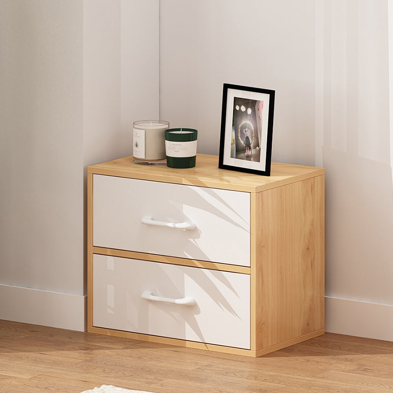 Contemporary Wood Storage Cabinet Modern Drawers Included Accent Chest