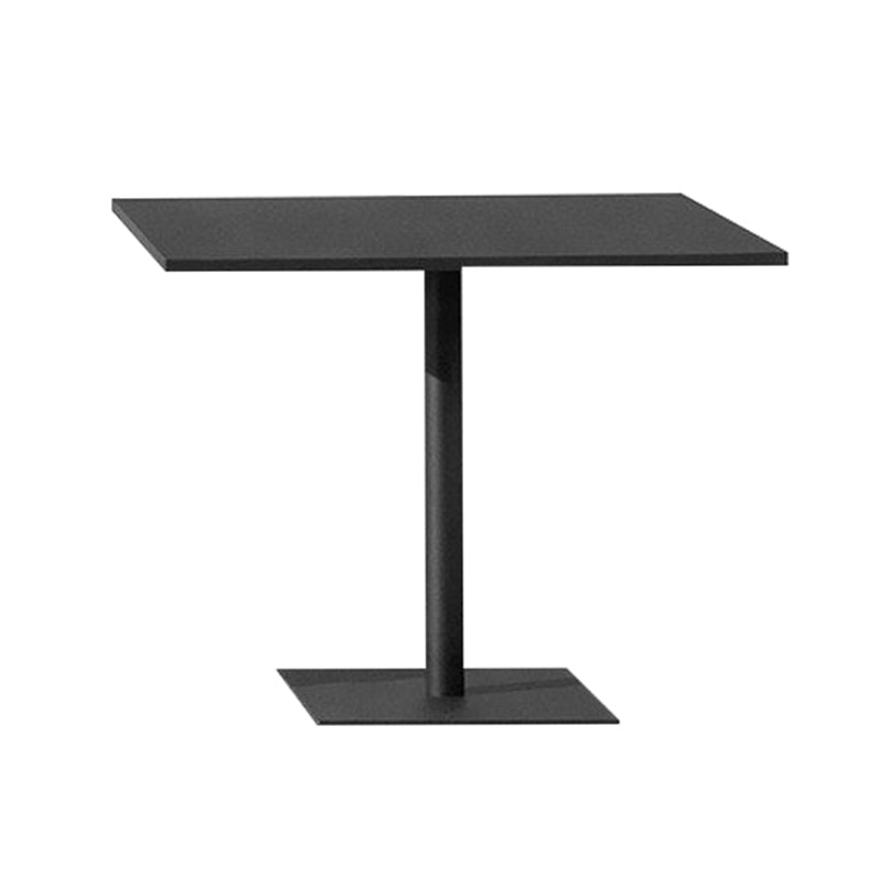 Contemporary Metal Frame Patio Table Water Resistant Dining Table