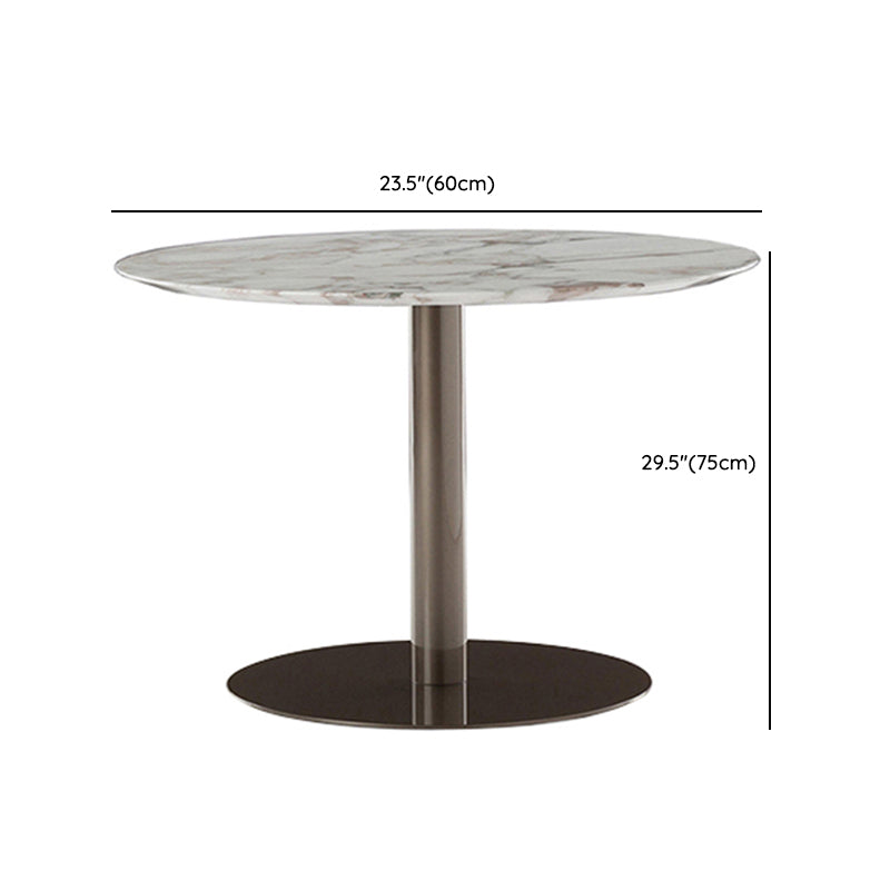 Contemporary Metal Frame Patio Table Water Resistant Dining Table