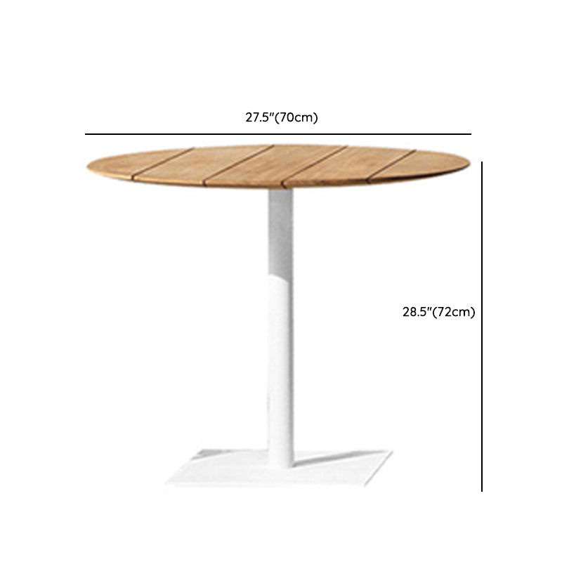 Contemporary Aluminum Frame Patio Table Outdoor Dining Table