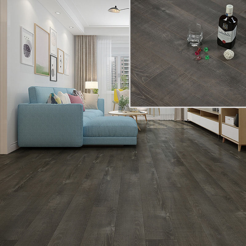 Laminate Pine Wood Click Lock Rectangular Textured Scratch Resistant Indoor Laminate Floor