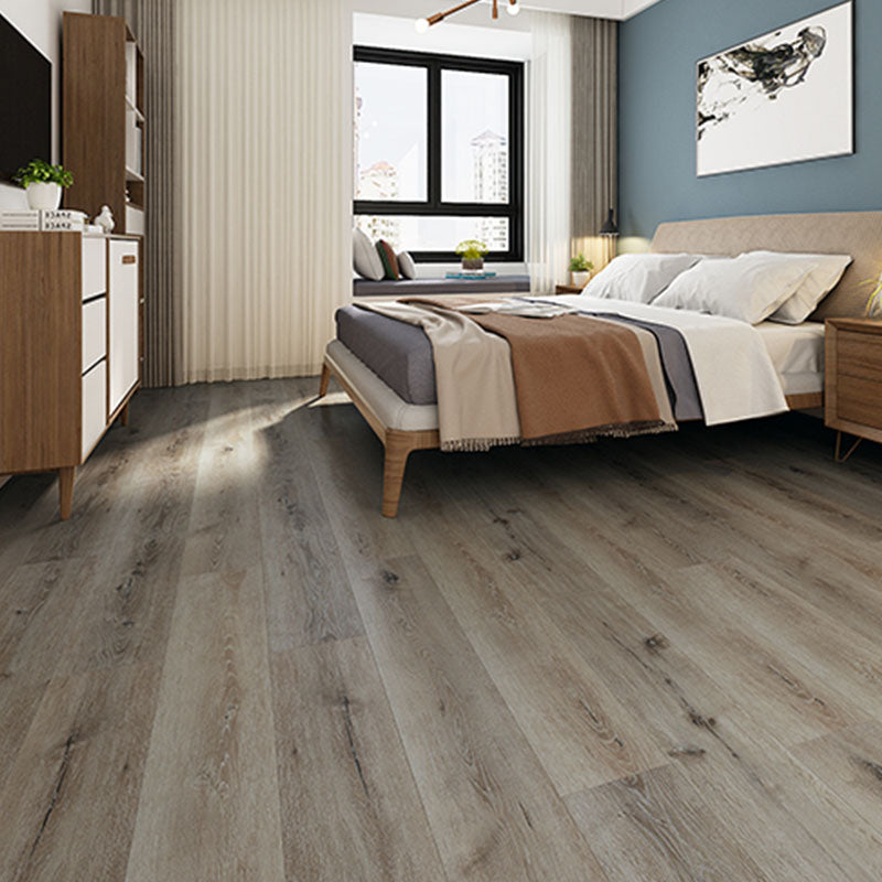 Laminate Pine Wood Click Lock Rectangular Textured Scratch Resistant Indoor Laminate Floor