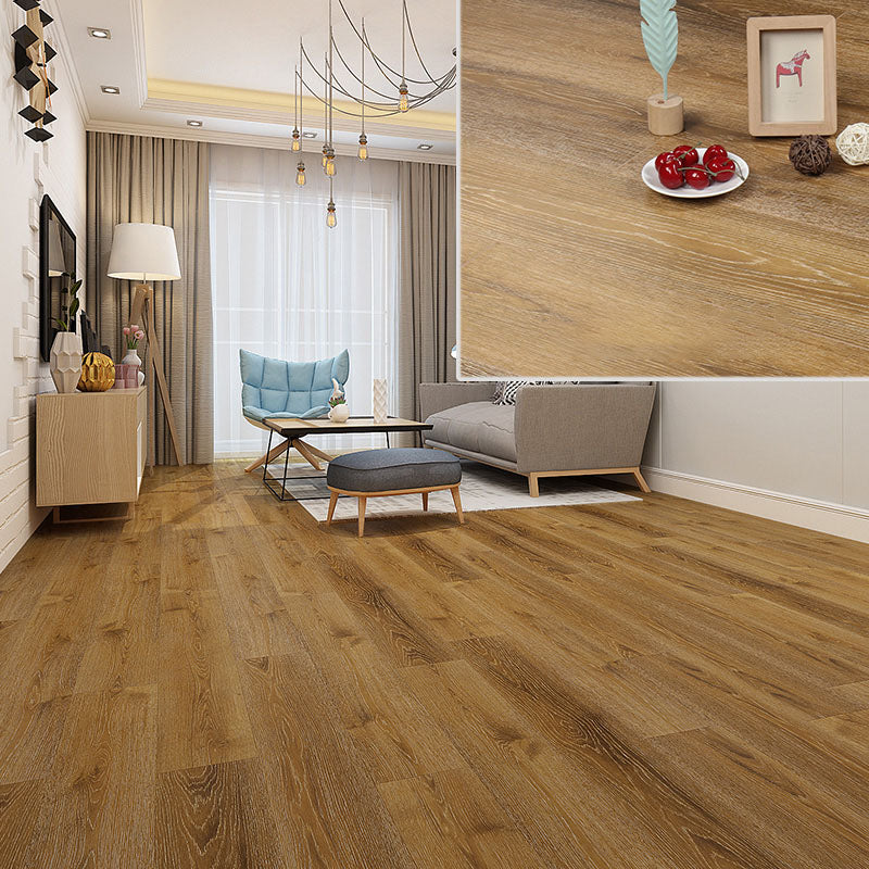 Laminate Pine Wood Click Lock Rectangular Textured Scratch Resistant Indoor Laminate Floor