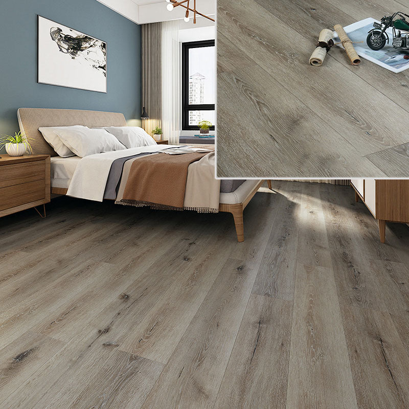 Laminate Pine Wood Click Lock Rectangular Textured Scratch Resistant Indoor Laminate Floor