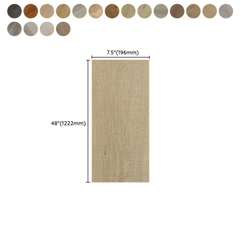 Laminate Pine Wood Click Lock Rectangular Textured Scratch Resistant Indoor Laminate Floor