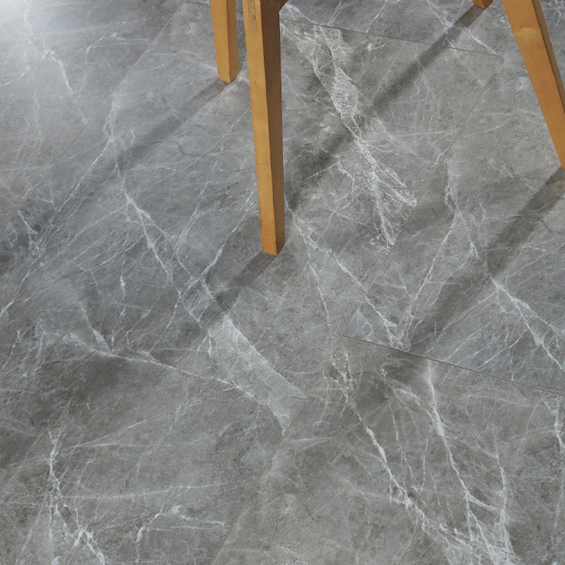Rectangular Laminate Floor Wooden Marble Print Click Lock Scratch Resistant Laminate Floor