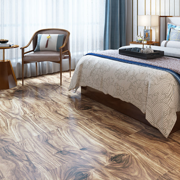 Rectangle PVC Flooring Peel and Stick Wood Look Smooth Vinyl Flooring