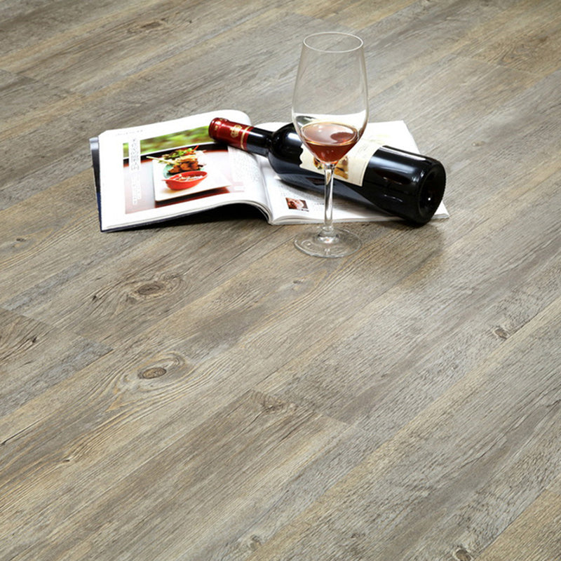 PVC Flooring Peel and Stick Smooth Wood Look Rectangle Vinyl Flooring