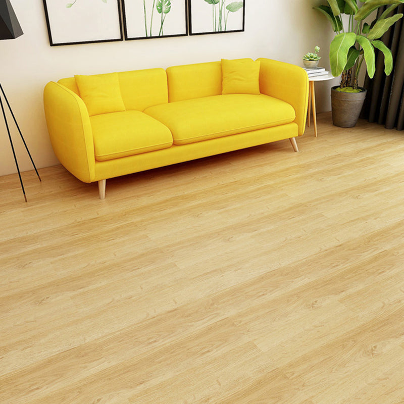 PVC Flooring Peel and Stick Smooth Wood Look Rectangle Vinyl Flooring