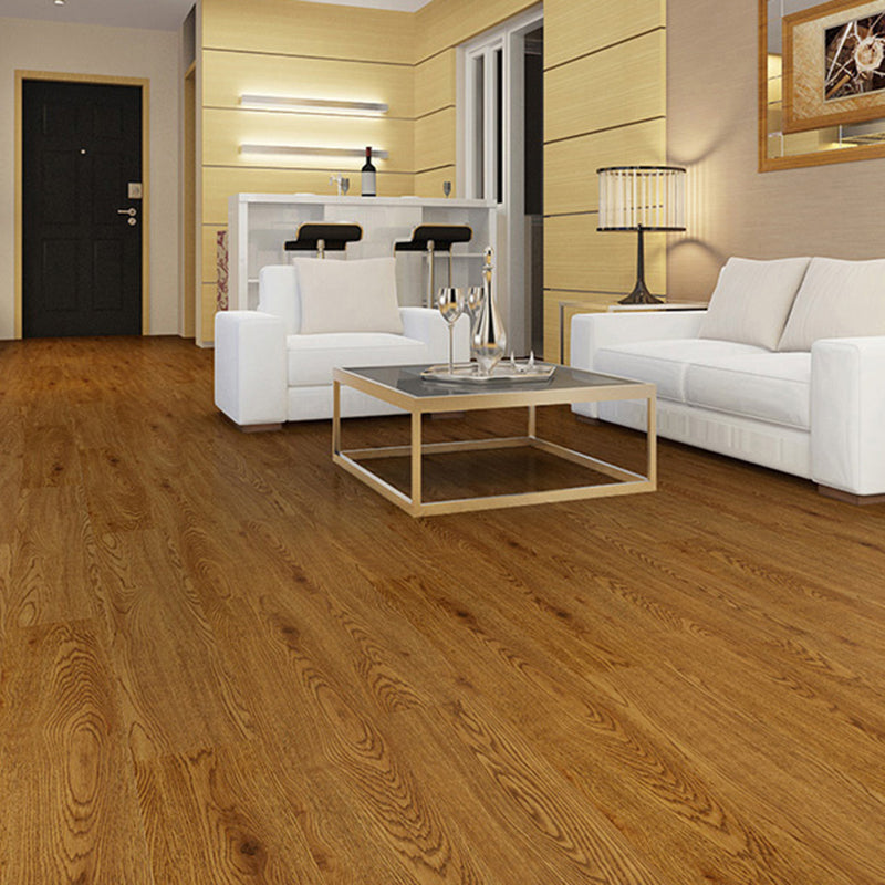 Rectangle PVC Flooring Peel and Stick Smooth Wood Look Vinyl Flooring