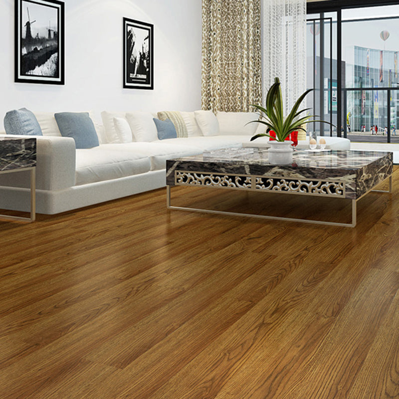 Rectangle PVC Flooring Peel and Stick Smooth Wood Look Vinyl Flooring